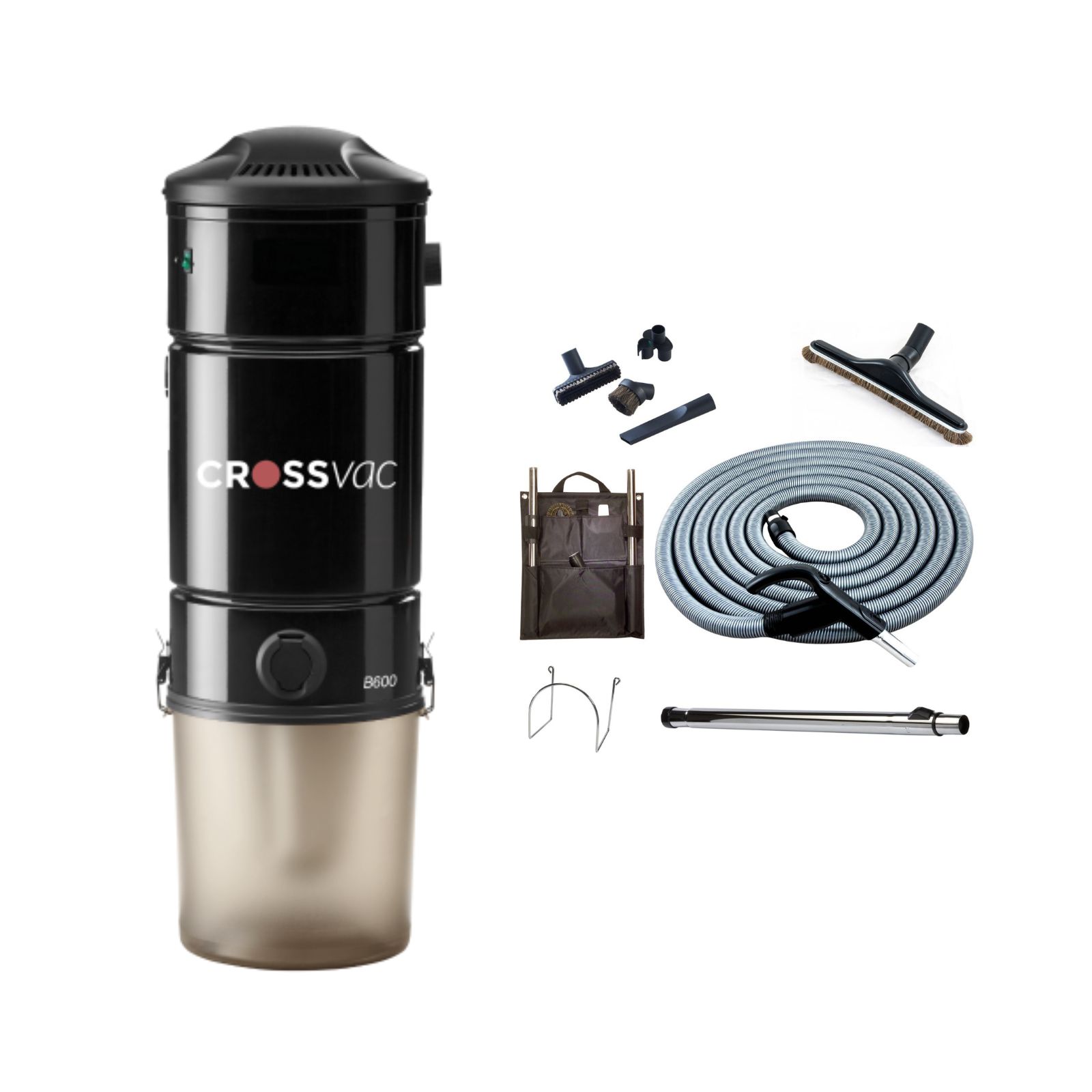 Central Vacuum Cleaner B600 with Hose Kit On/Off Central Vacuum Cleaner B600 with Hose Kit On/Off