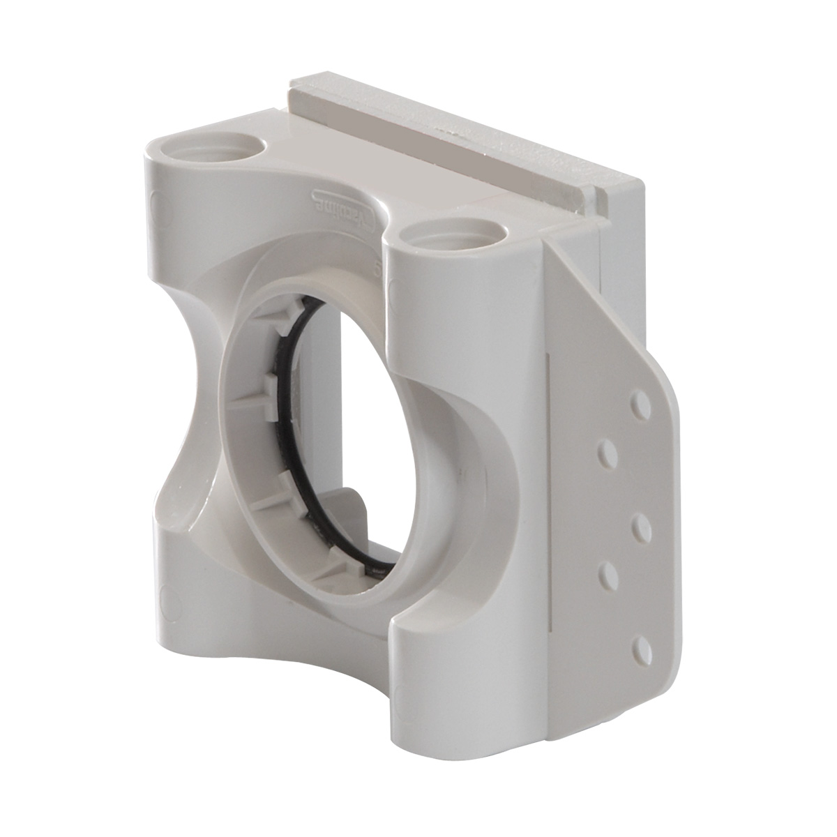 Mounting frame for floor or wall inlet valve stainless steel