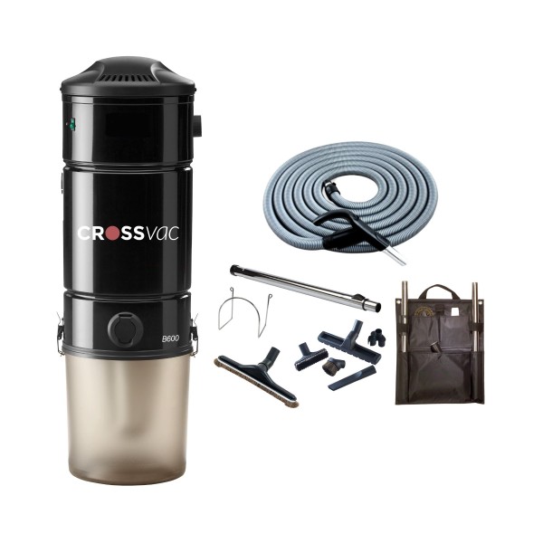 Central Vacuum Cleaner B600 with Hose Kit On/Off